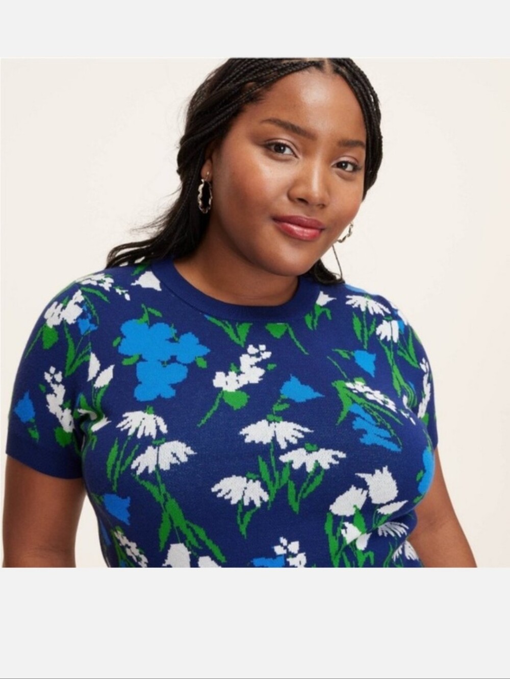kate spade x Target Blue Floral Sweater